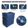 PVC 3 Layers Footrest Pillow Portable Adjustable High Leg Support On Airplane Car Bus Inflatable Travel Foot Rest Pillows