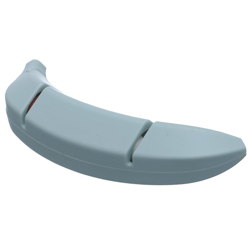 Knife Sharpener 2 Slot Kitchen Knives Sharpen Blade Sharpening Tool Banana Design Decor Grey