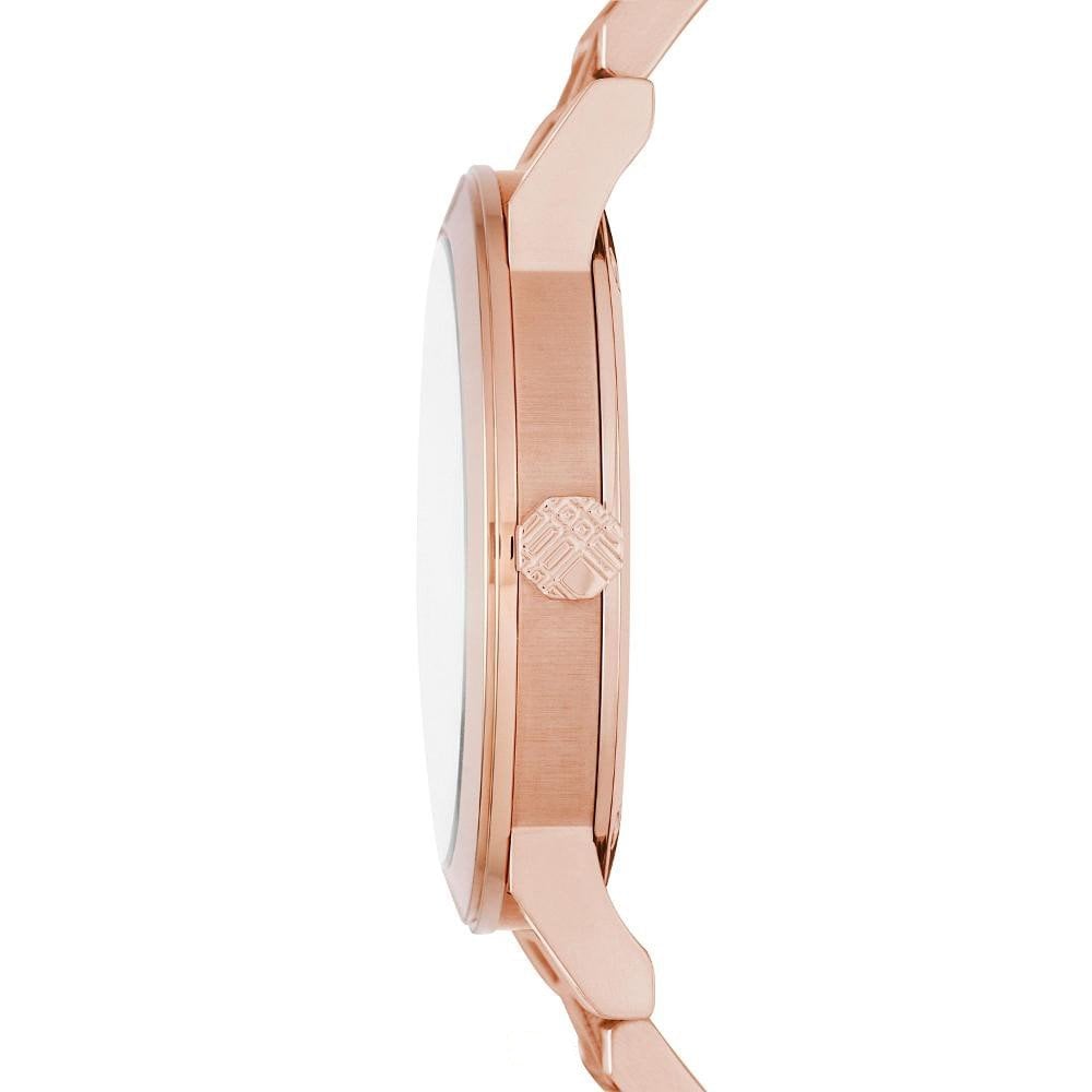 Burberry BU9039 Rose GoldTone Dial Stainless Steel Unisex Watch