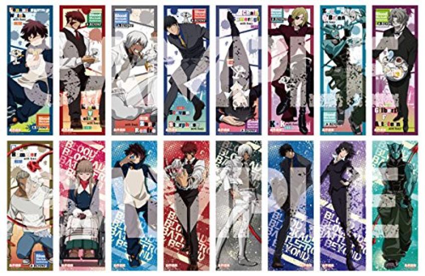 

Blood Blockade Battlefront BEYOND Charapos Collection BOX product total of 16 types & 1BOX=8 boxes, Approx. H515×W182mm