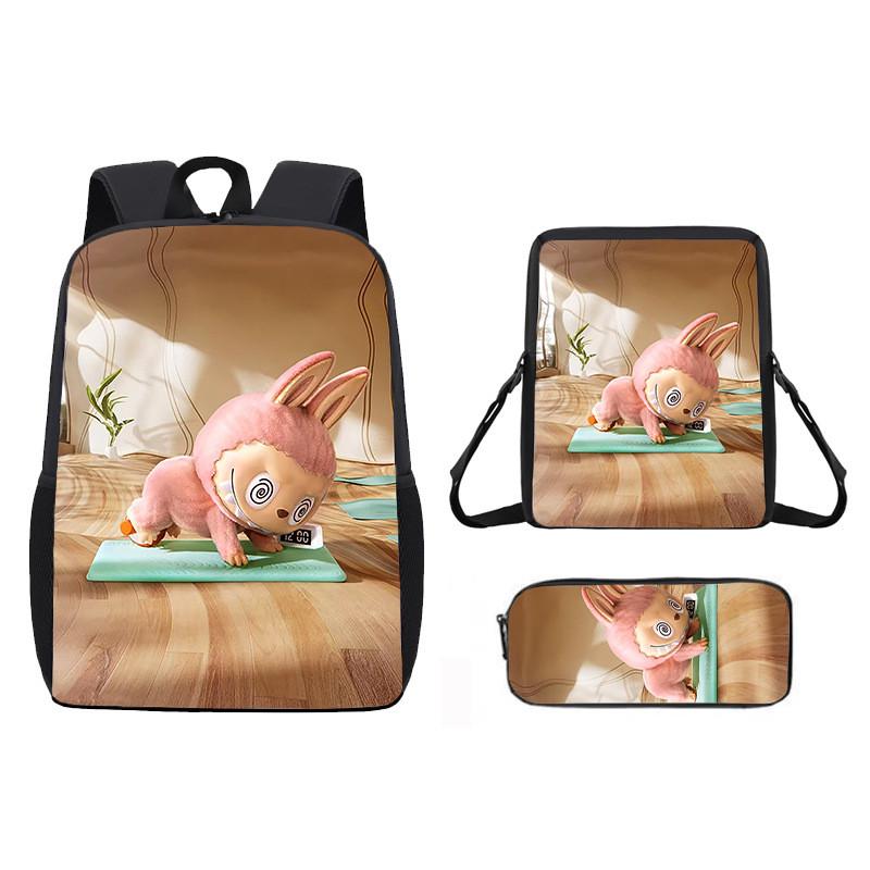 Anime Shoulder Cartoon Bag Pencil Case School Backpack For Children