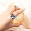 Personality Women Korean Girls Crystal Fashion Jewelry Finger Rings Butterfly Open Ring