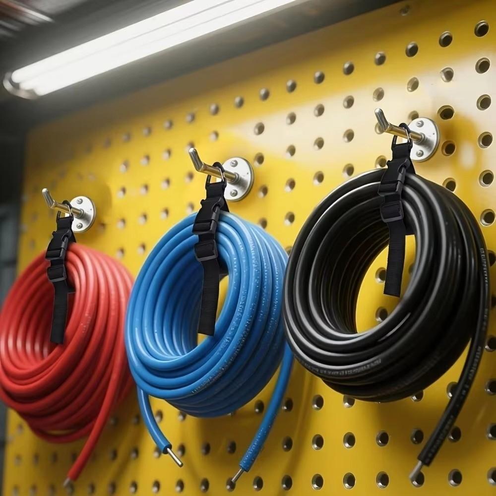 1/5PCS Quick Release Buckle Cord Hanger Nylon Hose Storage Strap Cable Organizer Strap  For Cables