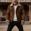 Men's Retro Lapel Multi-pocket Jacket - 2025 Autumn/Winter European and American Style