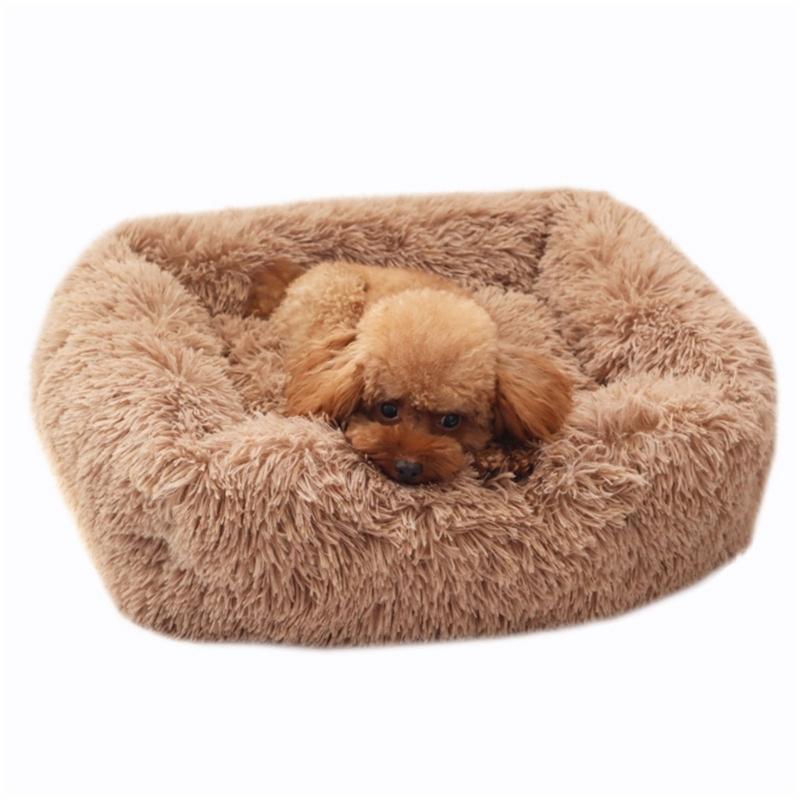 Creative Pet Bed Thicken Nest for Dogs and Cats Soft Plush Rectangular Sofa