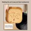 50Pcs Oil Proof Disposable Paper Liners Square Baking Paper Tray New Air Fryer Paper Liners