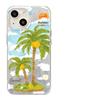 Applicable To Apple 15 Mobile Phone Case Iphone14pro Oil Painting Coconut Tree Invisible Bracket 13 Feather Yarn 12 Summer 7/8