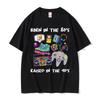 Born In The 80's Raised In The 90's Funny Meme T-shirt Men Women Casual Cotton Vintage T Shirts Male 90s Oversized Short Sleeves