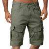 Herren Cargoshorts Mehrere Taschen Arbeitsshorts Entspannte Passform Utility Shorts mit Knopfverschluss und Gürtelschlaufen für den Außenbereich