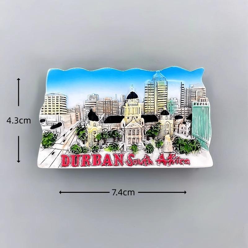 South Africa Fridge Stickers Durban  Travel Souvenirs Johannesburg Fridge Magnets Home Decoration Wedding Gifts
