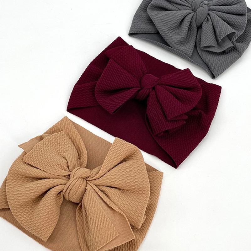

Baby Bow Headband Baby Girl Flower Princess Headdress Newborn Full Moon Fontanelle Headband Soft