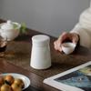 High-End White Porcelain Tea Storage Canister - Exquisite, Sealed, Portable Small Container 