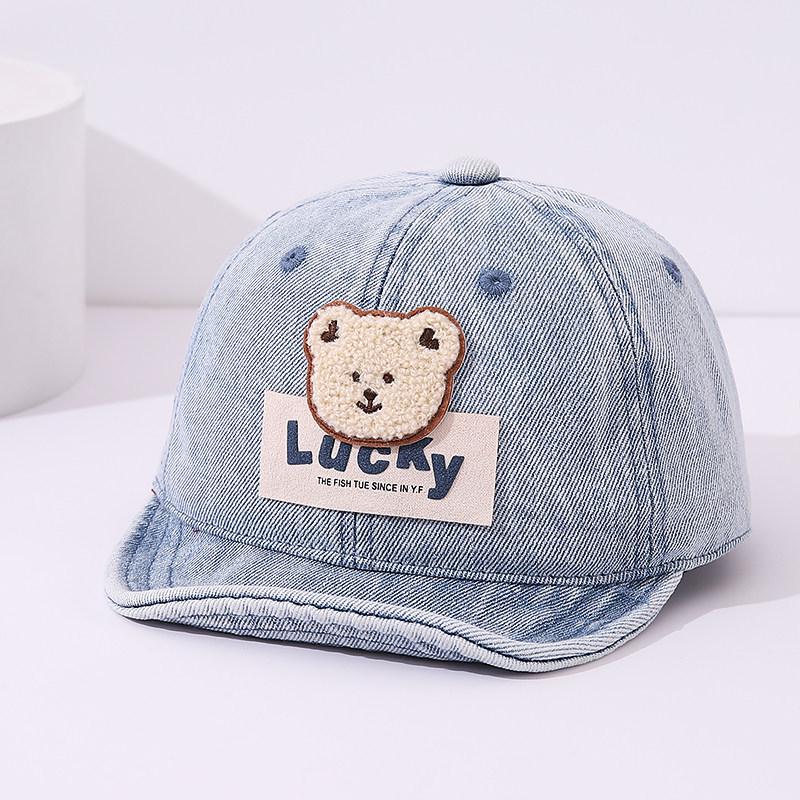 Casquette de Baseball en Jean Style Coréen INS pour Bébé - Chapeau à Visière Souple pour Garçons et Filles, Printemps/Automne