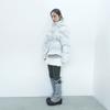 LACE LONG KNIT WARMER(GREY)