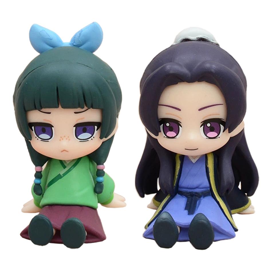 In Stock Anime The Apothecary Diaries Figure Maomao Action Jinshi Statue Pvc Model Collection Mini Cute Maomao Figurine Doll Gif