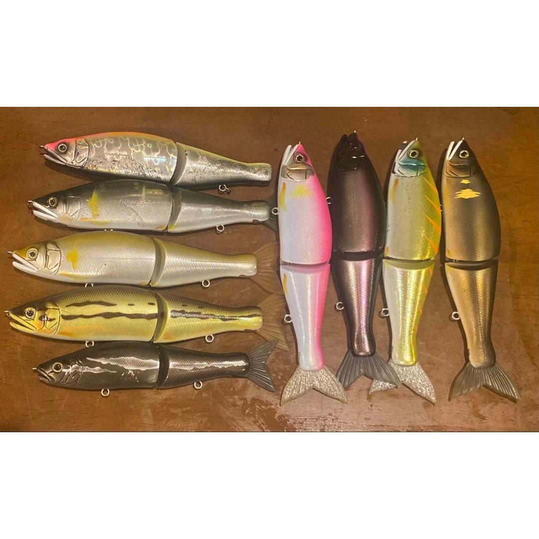 Used GAN CRAFT Jointed Claw 178/148 Bulk Sold Set of 9