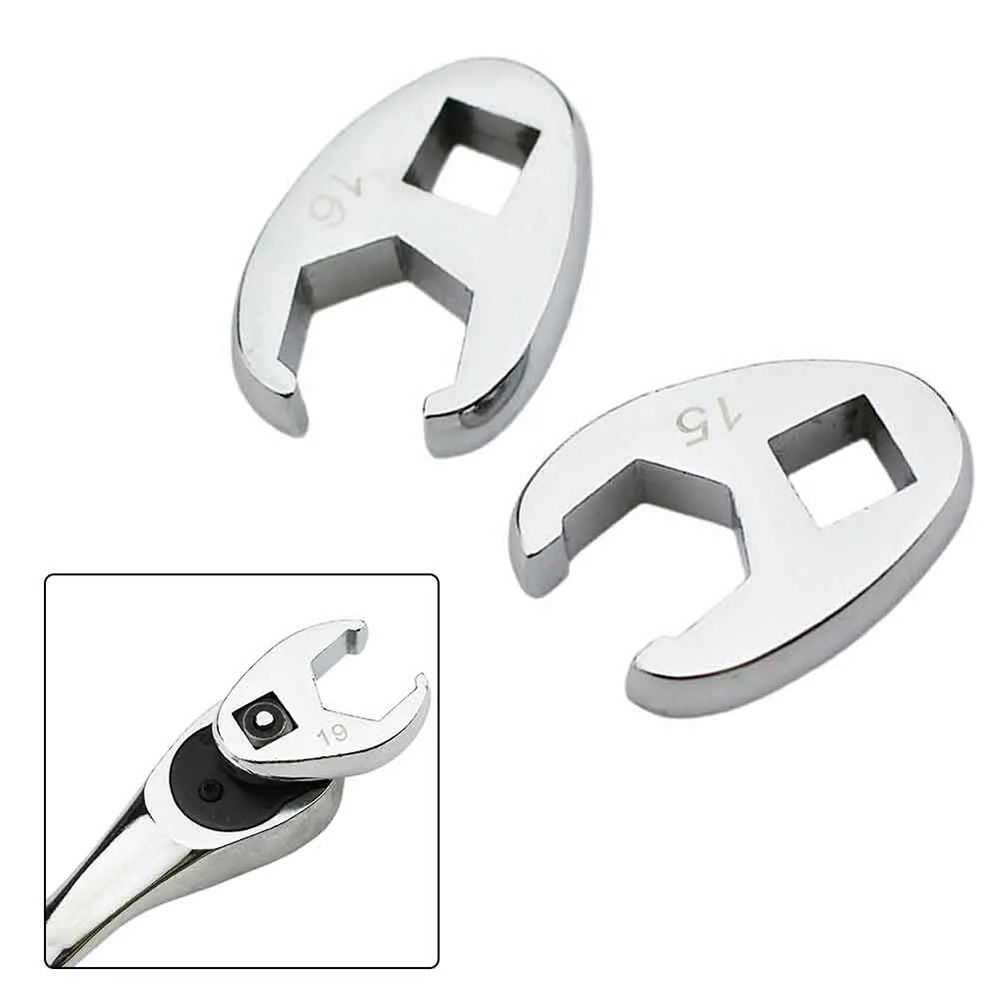 10Pcs/Set 10-22mm Crowfoot Wrenches 3/8Inch Drive Horn Wrench Head For Torque Wrench Keys Set