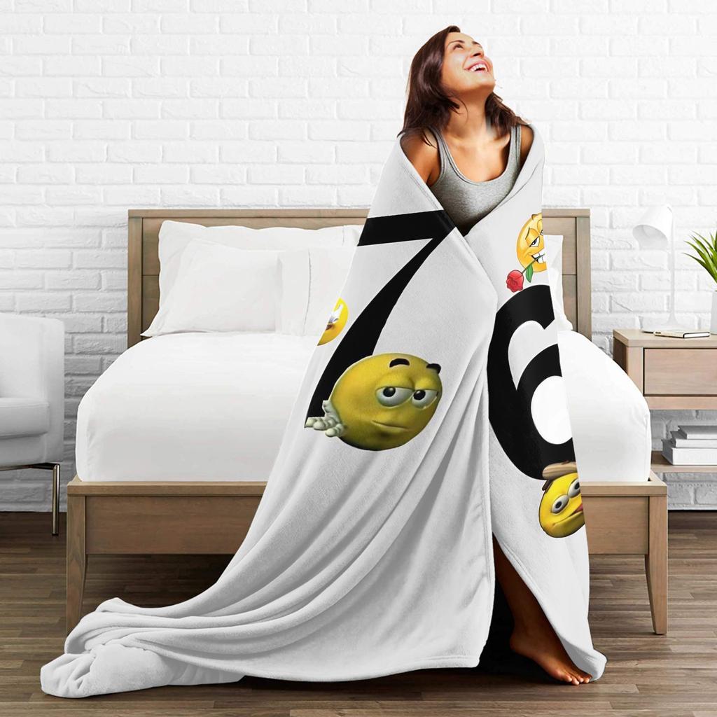 67 Six Seven Meme Super Warm Blankets  Girls Boys Plush Throw Blanket Comfortable Couch Bed Flannel Bedspread Sofa Bed Cover
