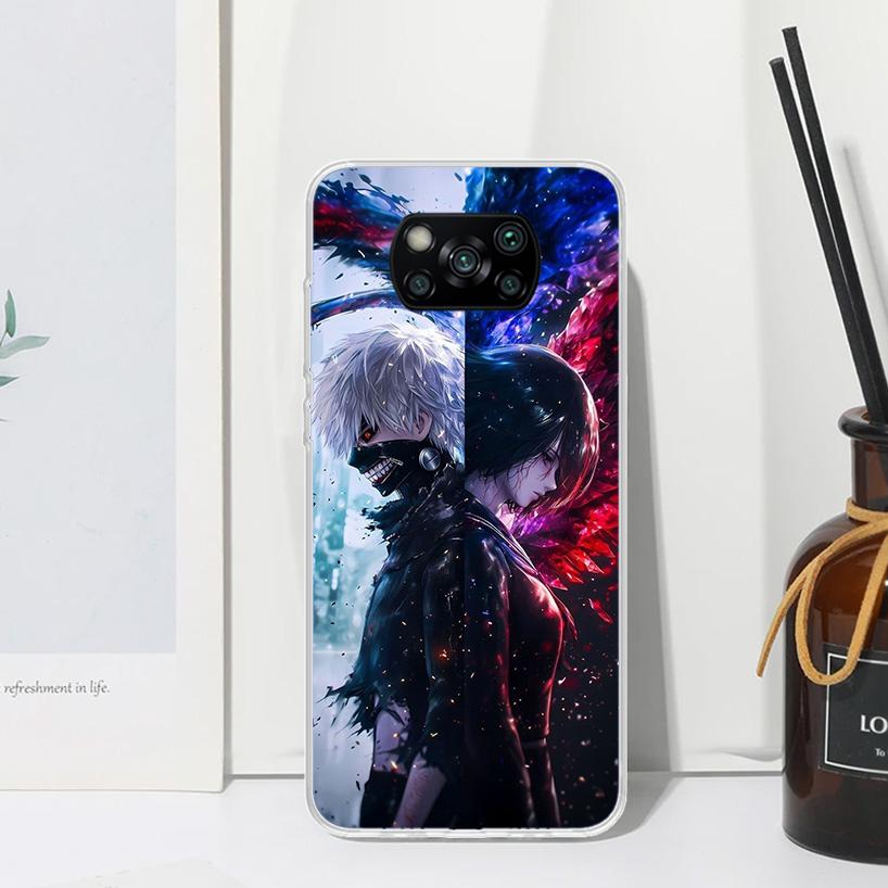 G-Ghoul Tokyo Touka Kirishima Phone Case For Xiaomi Poco X7 X6 X5 M7 M8 Pro F7 Ultra Redmi 15C 15 13C 13 12C 12 10 10C 10A Art F