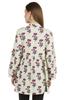 Moomaya Printed Womens Full Sleeve Tunic Mandarin Collar Fit & Flare Long