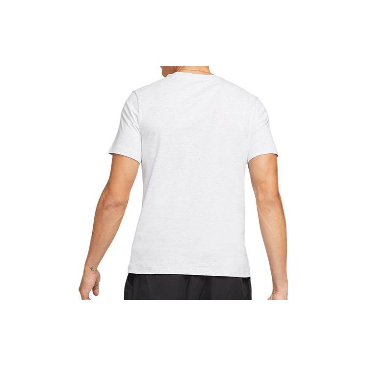 Nike Solid Color Crew Neck T-Shirt Men Tops Birch DM2387-051