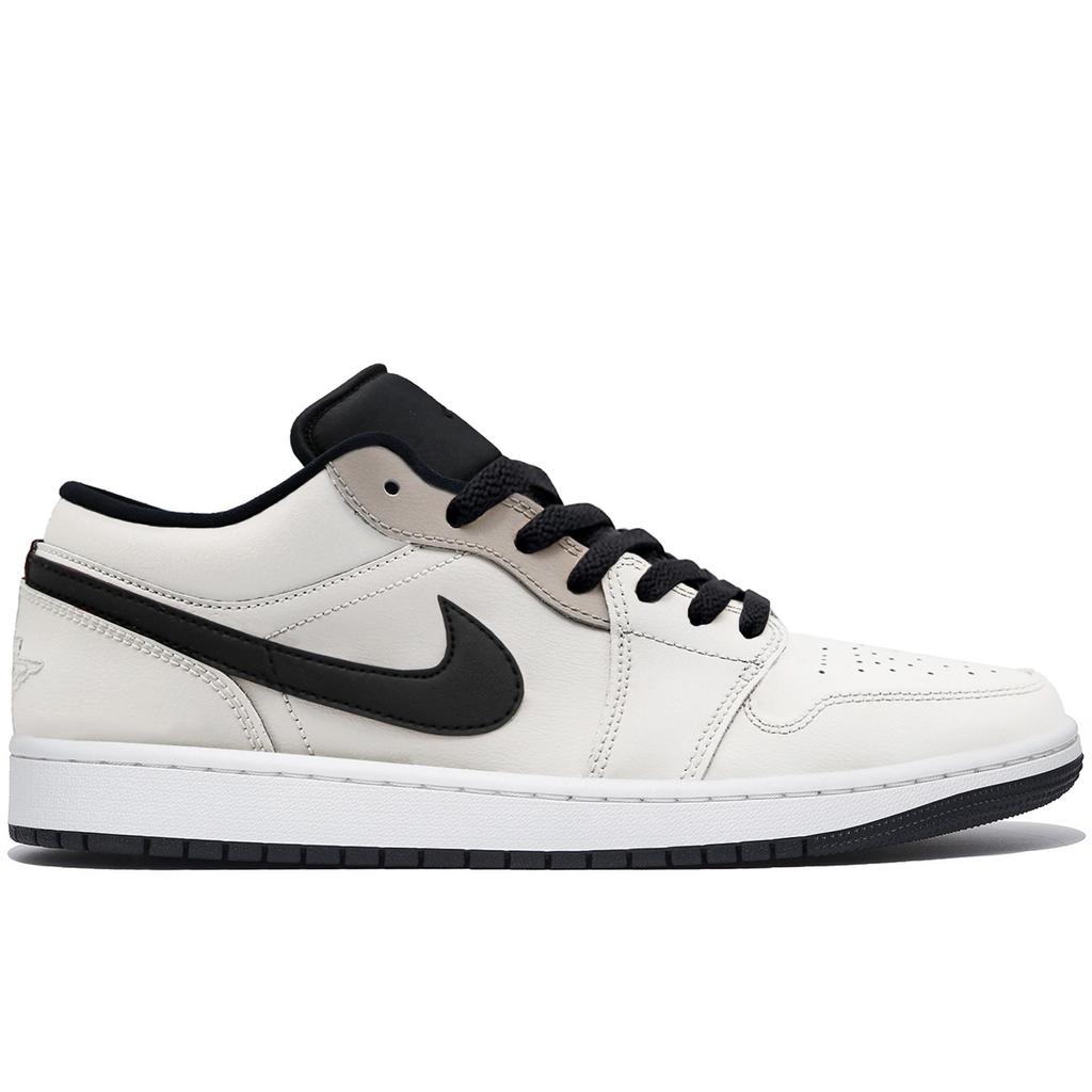 Jordan Air Jordan 1 Lightweight Height Increasing Low top Vintage Basketball Shoes Men's Black White 553558-040(Team1605-)