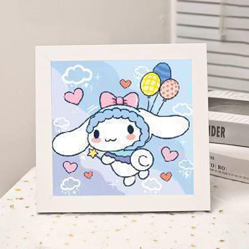 High-End Diamond Painting Diy Van Gogh Starry Sky Cat Creative Handmade Toy Table Decoration Diamond Painting With Frame