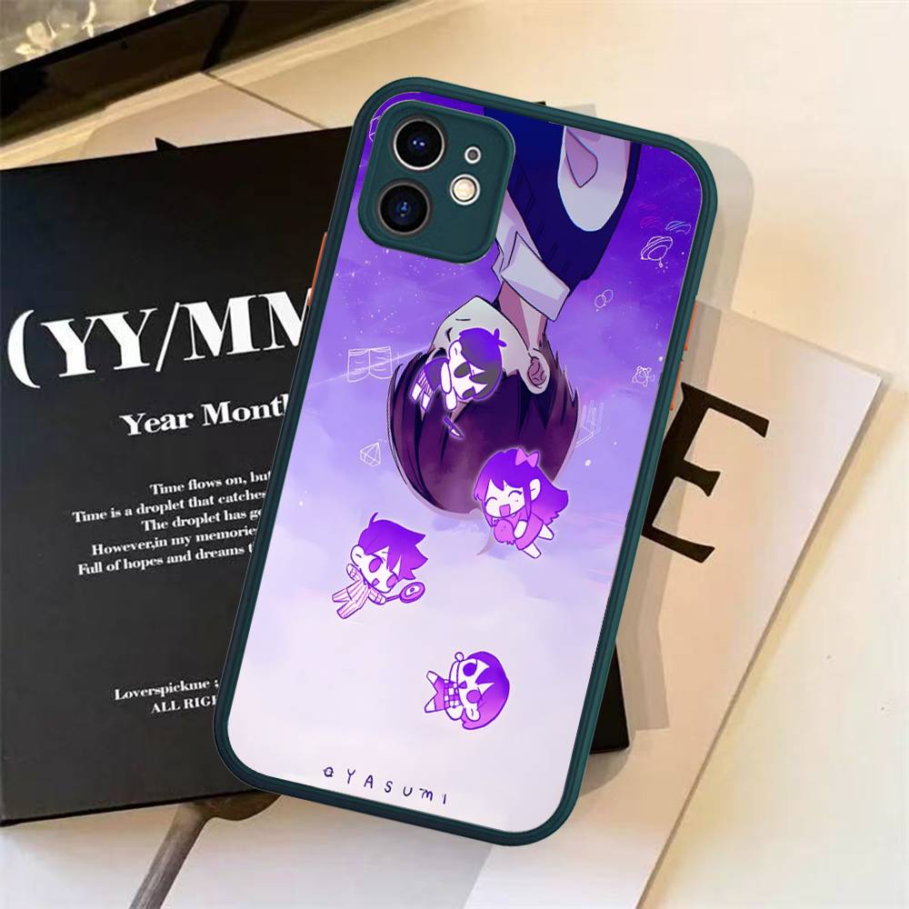 Game Omori Silicone Case For IPhone 16 15 14 13 12 11 Pro Max Plus X XS MAX Shockproof Matte Cover