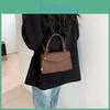 Chic 2024 Women's Korean Style Vintage Solid Color Small Crossbody Bag Pu Handbag