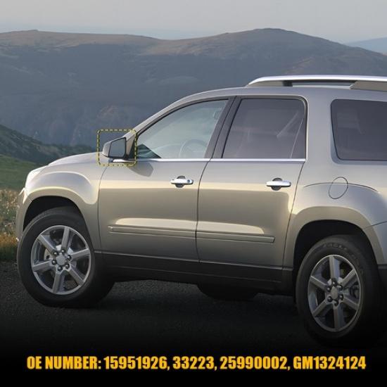 Driver Left Side Exterior Heated Mirror Klass For KMC Acadia, Outlook Traverse K