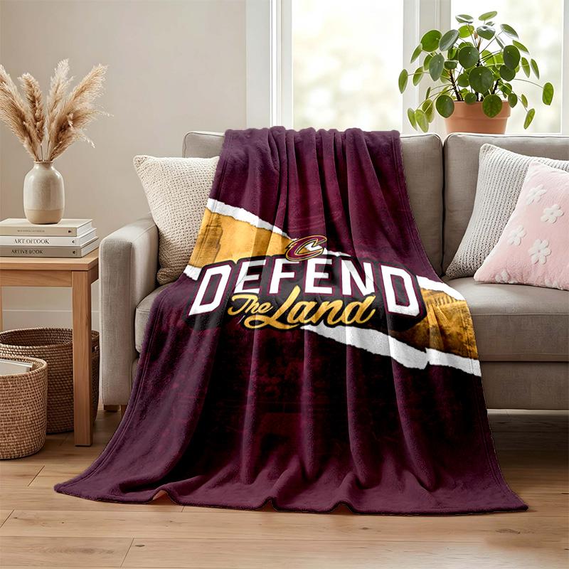 Cleveland Cavaliers blanket Flannel Blanket Soft Cozy Plush Throw for Sofa Bed Lightweight Home Decoration
