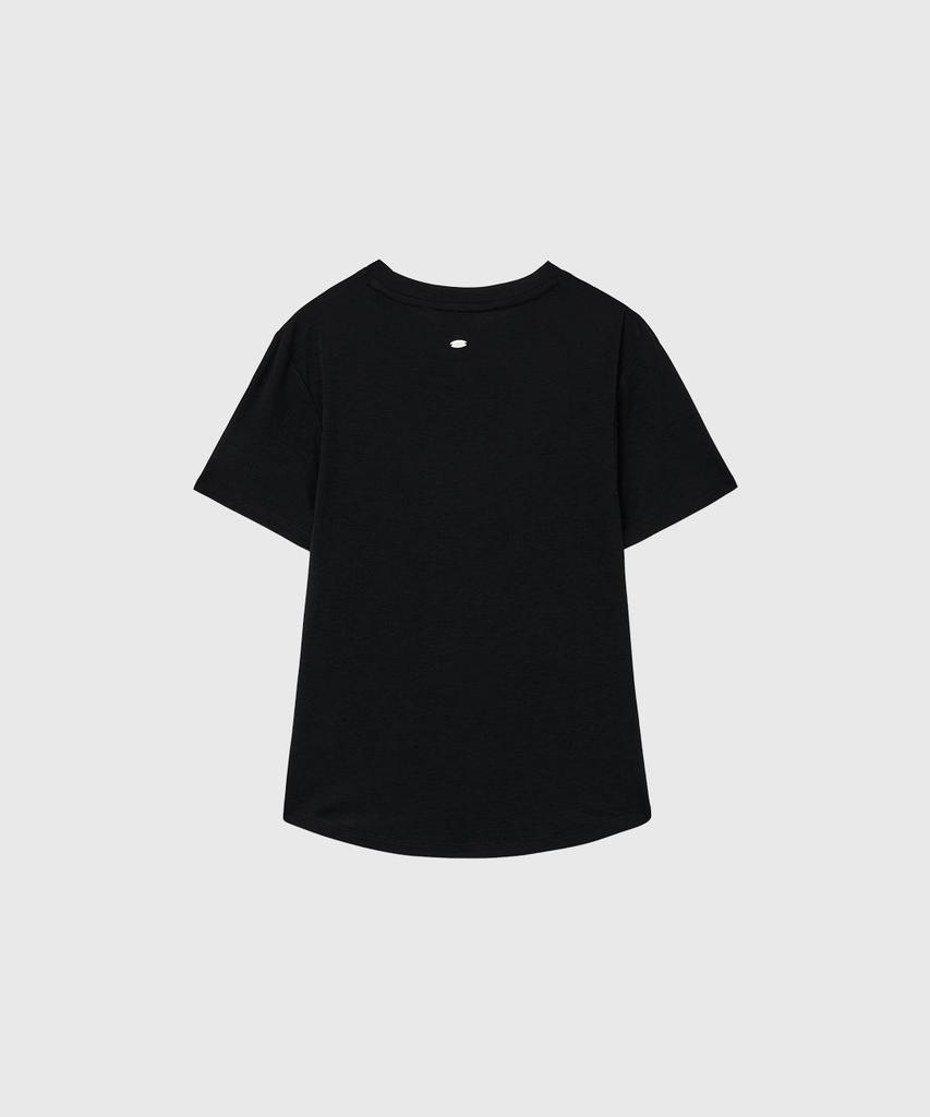 GENERALIDEA Acetate Twist Short Sleeve T-Shirt [Black] / Gf2Lts520