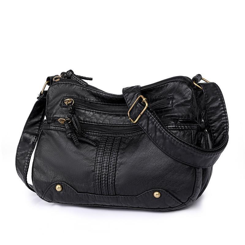 Hochwertige Damen-Einkaufstasche, Umhängetasche für Damen, 2023 neue, schlichte Damentasche mit mehreren Fächern, Handtaschen