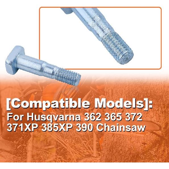 Chain Bar Plate Adjuster For Husqvarna 362 365 372 371XP 385XP 390 Part537046601, Chain Bar Plate, Adjuster screw, Bumper Stripe, Bar Stud, Bar Nut,