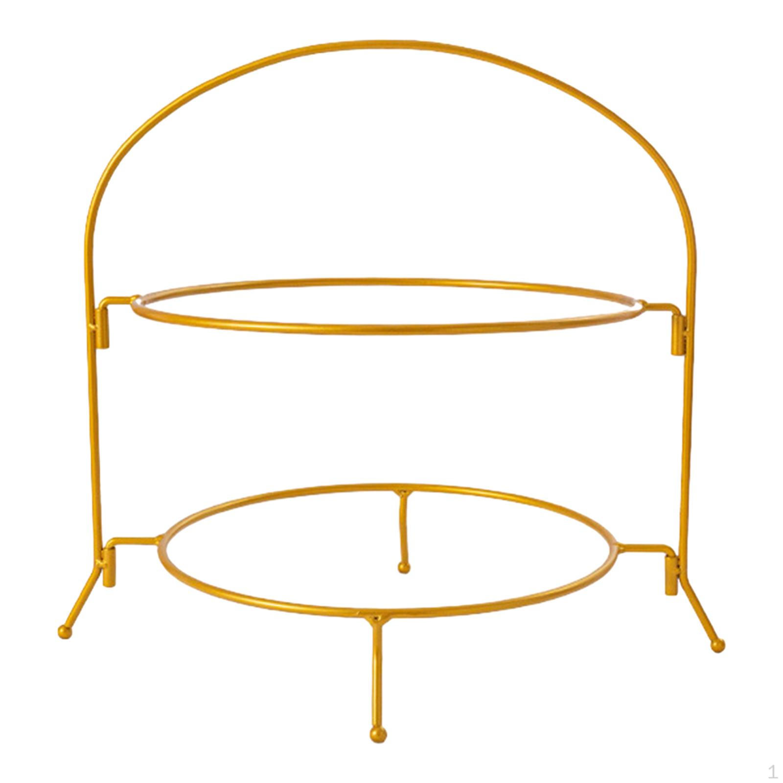 

Подставка для торта, съемный железный праздничный десертный стол для кексов, витрина для хранения золотистый