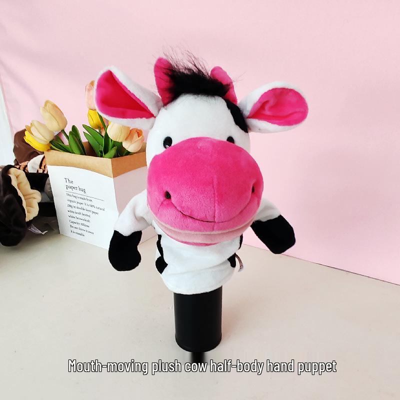 Cartoon Animal Hand Puppet Plush Doll for Kids' Interactive Play