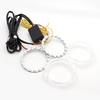 Angel Eyes Multi-Color RGB LED Halo Rings Lights Dynamic Sequential Flowing Turn Signal Running Lamp For Headlight