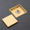 15x15 Odor-Proof Invisible Floor Drain, 304 Stainless Steel, Concealed for Bathroom or Shower Room