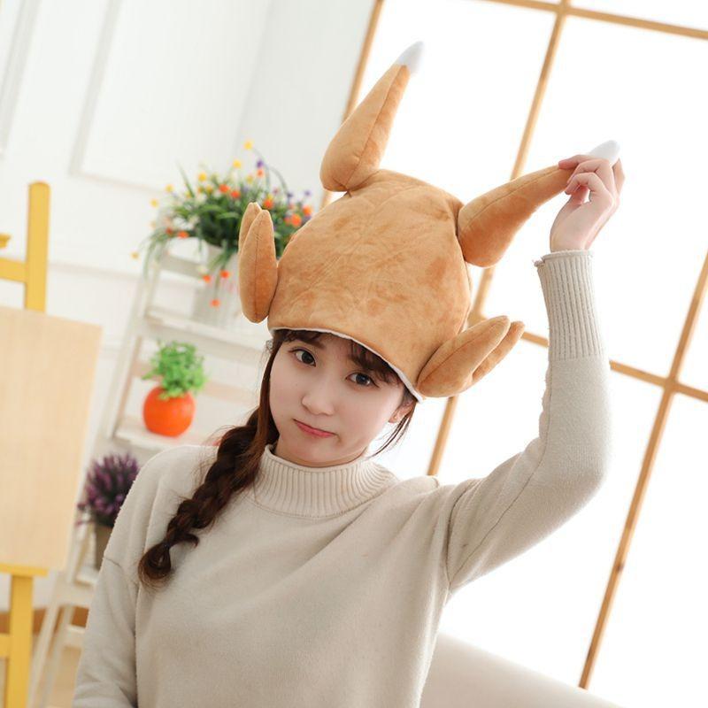 Cute Plush, Cute Chicken Thigh Hood Hat, Plush Hood, Photo Props, Photo Props
