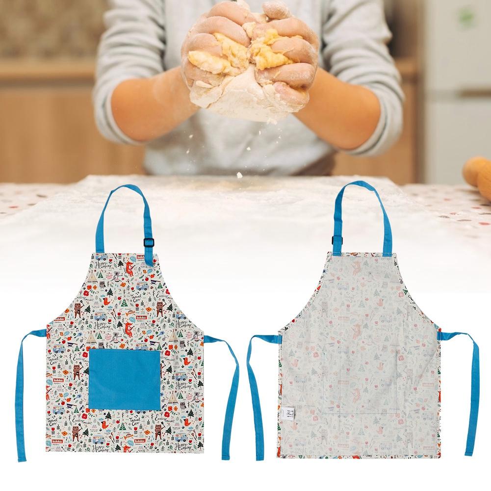 Children Kids Cooking Baking Painting Apron Chefs Kitchen Home