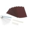 Guitar Sanding & DIY Repair Set: Includes Files, Nut Sanding Paper, Cleaning Cloths, and Tools.
