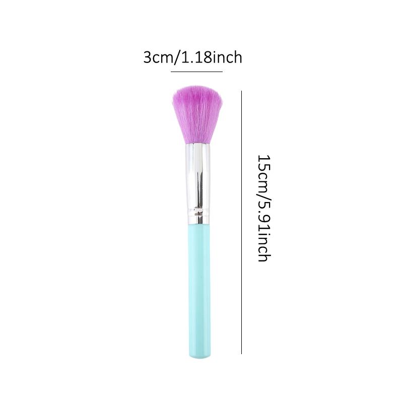 Perie Profesională pentru Curățarea Prafului de Unghii cu Mâner Lung Super Pufoasă Pensule de Machiaj pentru Nail Art Pentru Instrumente de Manichiură