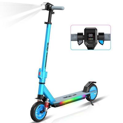 RCB R12 MAX Elektrikli Scooter Mavi – 220W – 3 Hız – 7” – Renkli LED'ler – Dijital Ekran – 15KM – En İyi Hediye