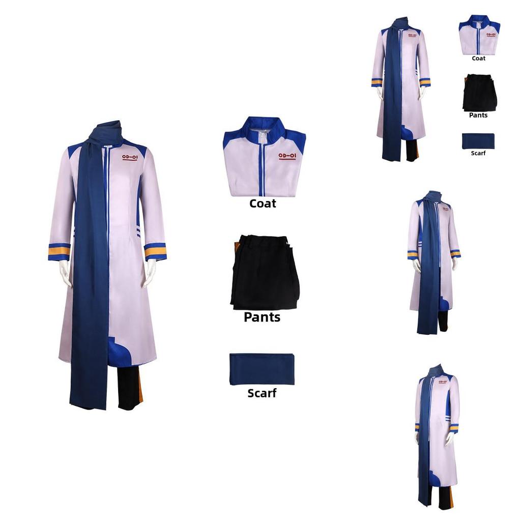 Costume Cosplay Vocaloid Kaito Anime Streetwear Poliestere Per Abbigliamento Convention
