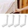 4Pcs White Bed Sheet Clips Strong Clamping Force Quilt Sheet Buckle Bed Sheet Holders  Sofa Cover
