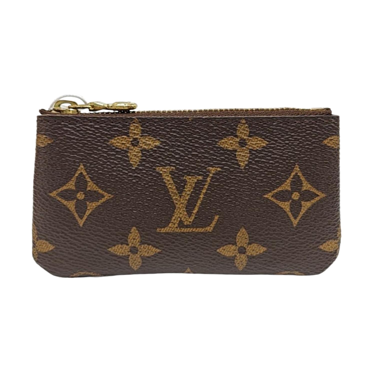 [Pre-Owned] Louis Vuitton Key Pouch  Brown Monogram Canvas  - Very Good #1QXG9E7 ONE SIZE