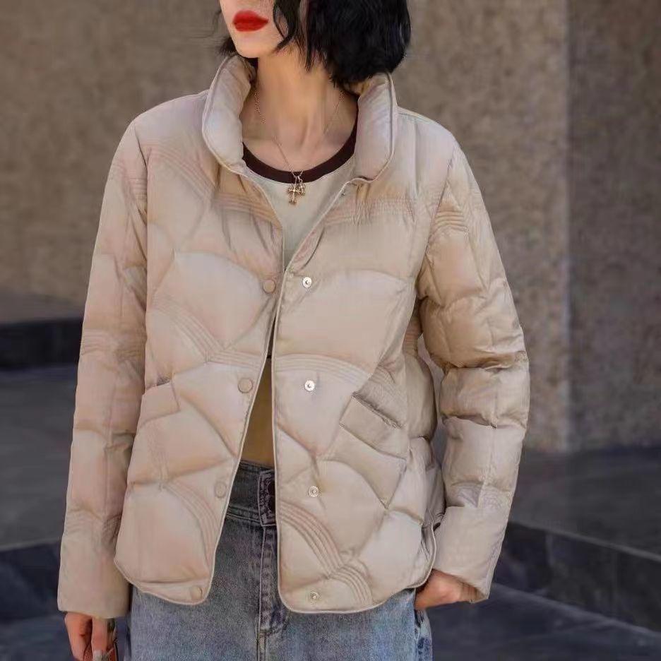 Petite Women's Lightweight Down Jacket - New Winter 2022 Style, Thin & Fashionable