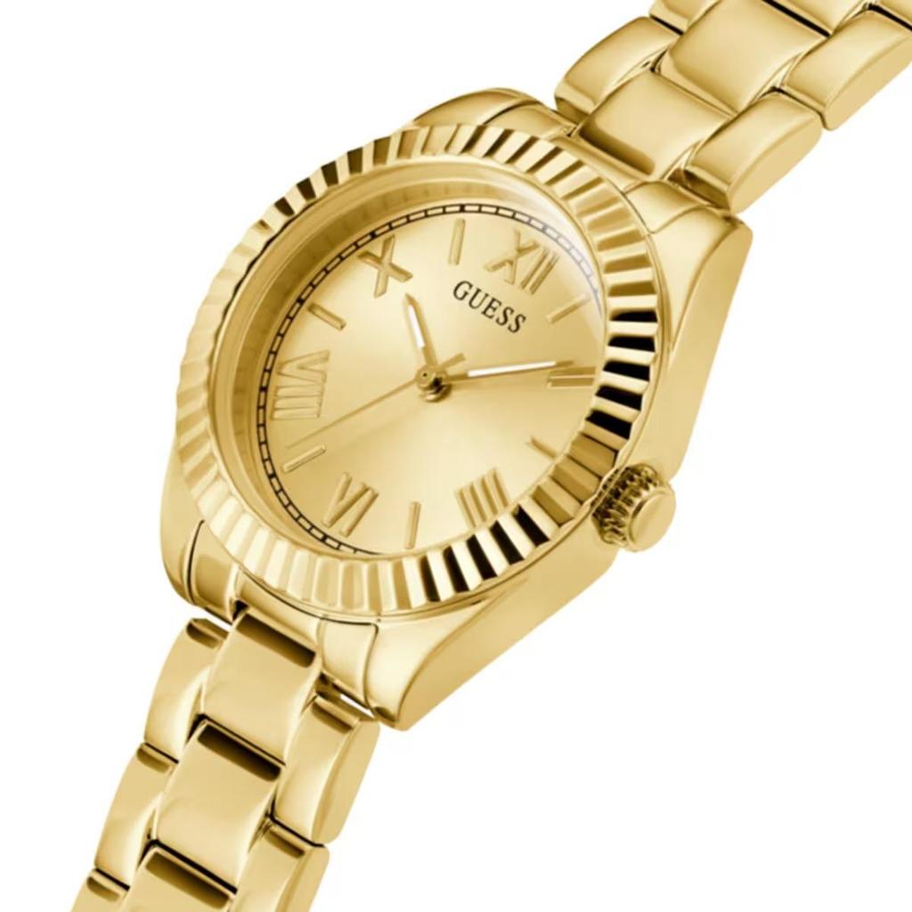 Luxury Quartz Wrist Watch Guess W0687L2 Gold Stainless Steel Chronograph