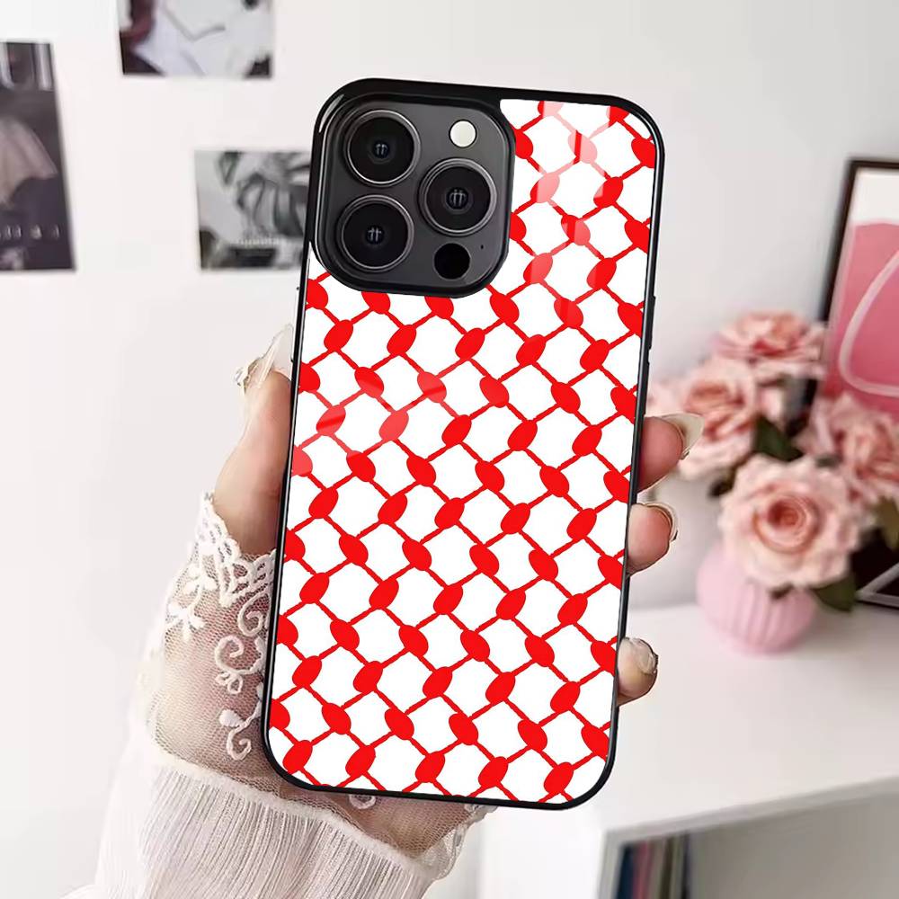 P-PalestineS Hattah K-Keffiyeh Phone Case For iPhone 17,16,15,14,13,12,Plus,Pro,Max for Magsafe Magnetic Wireless Charging