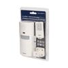 Alarm with built-in siren, remote controlled